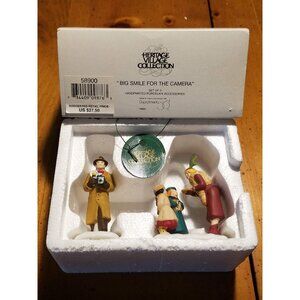 "Big Smile For The Camera" Set of 2 #58900 Heritage Village Collection -Retired-